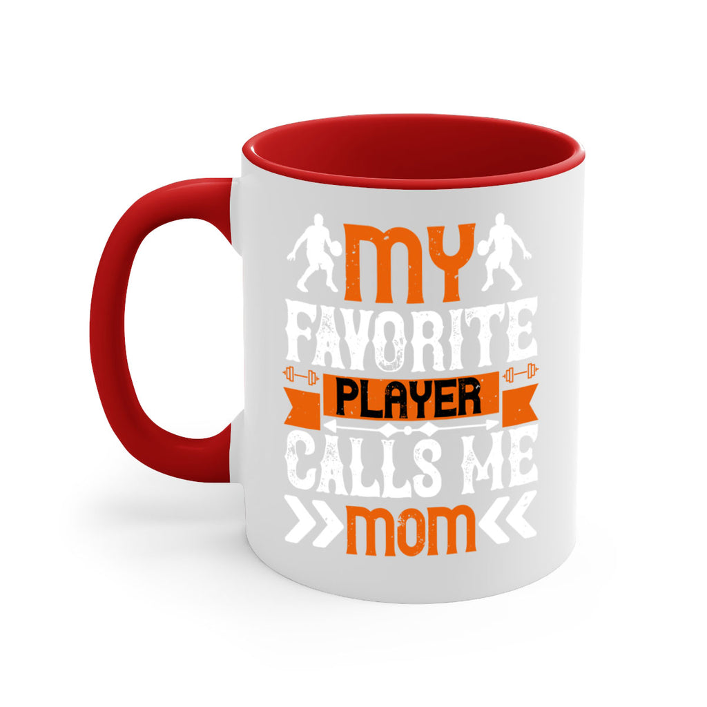 My favorite player calls me mom 1856#- basketball-Mug / Coffee Cup