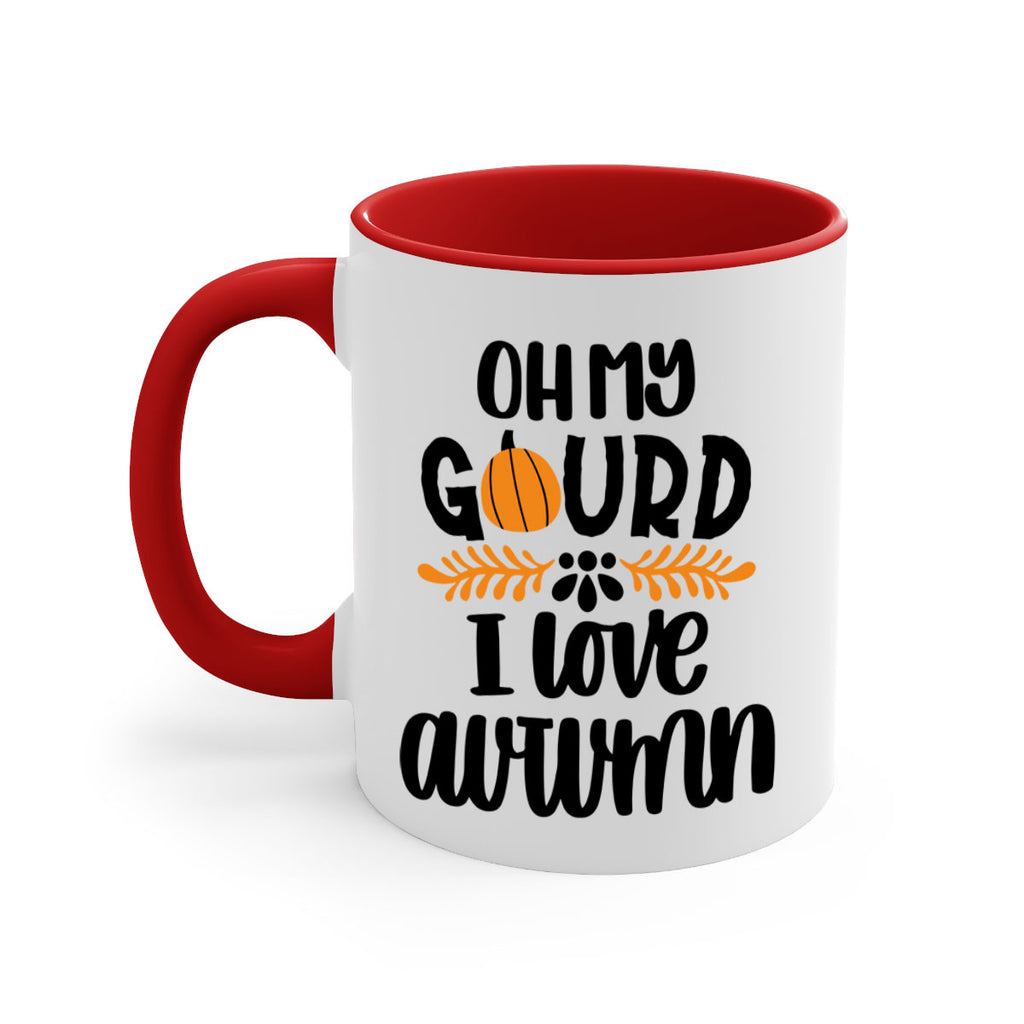 Oh My Gourd I Love Autumn 504#- fall-Mug / Coffee Cup