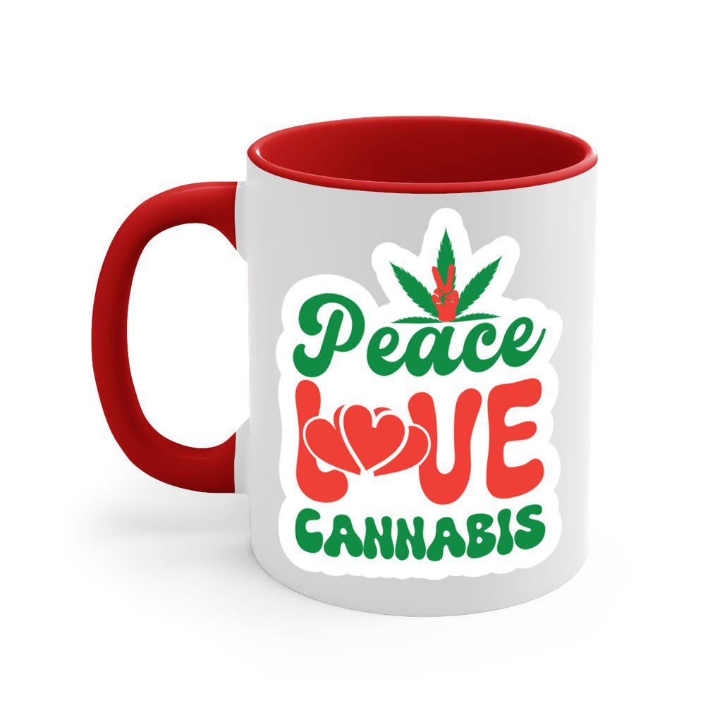 Peace Love Cannabis 218#- marijuana-Mug / Coffee Cup