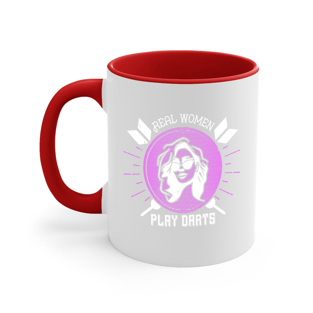 Real women play darts 1855#- darts-Mug / Coffee Cup