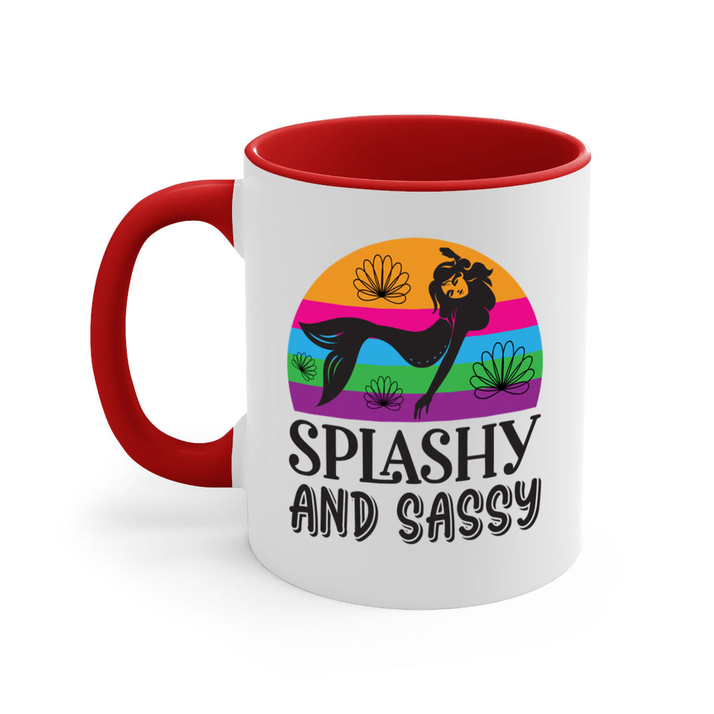 Splashy and sassy 623#- mermaid-Mug / Coffee Cup