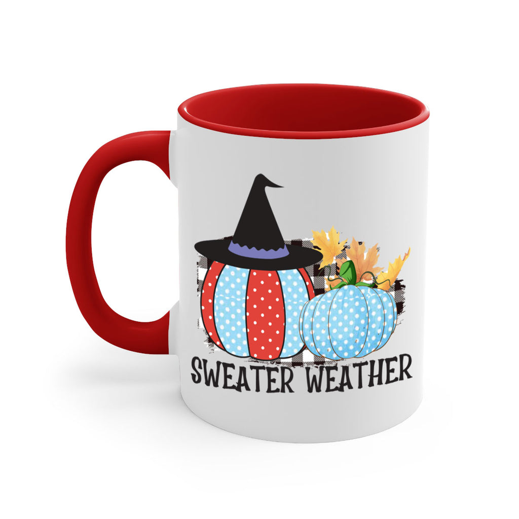 Sweater Weather Pumpkin Gnome 586#- fall-Mug / Coffee Cup