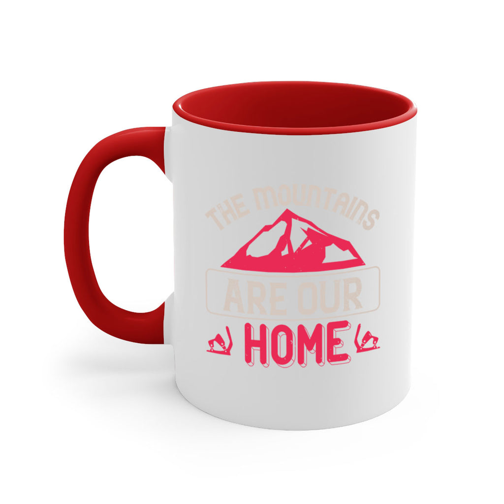The mountains are our home 194#- ski-Mug / Coffee Cup