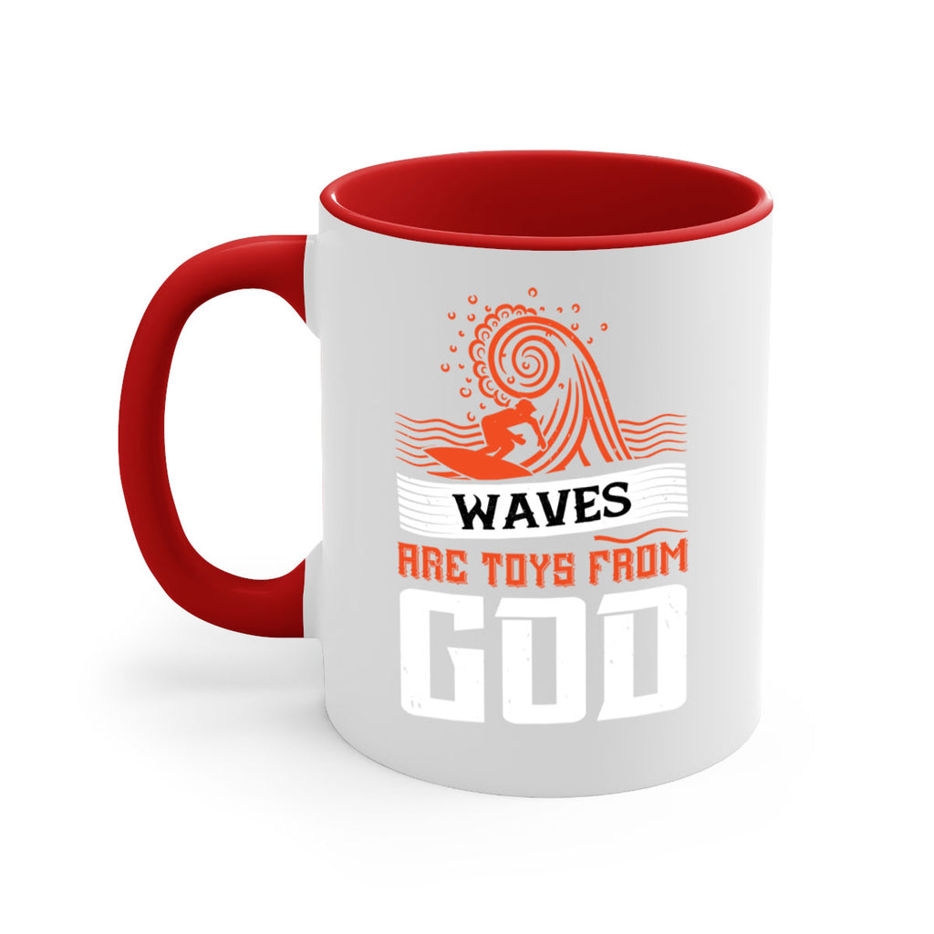 Waves are toys from God 2387#- surfing-Mug / Coffee Cup