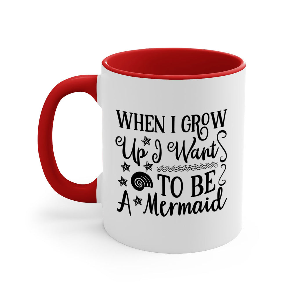 When i grow up i 665#- mermaid-Mug / Coffee Cup