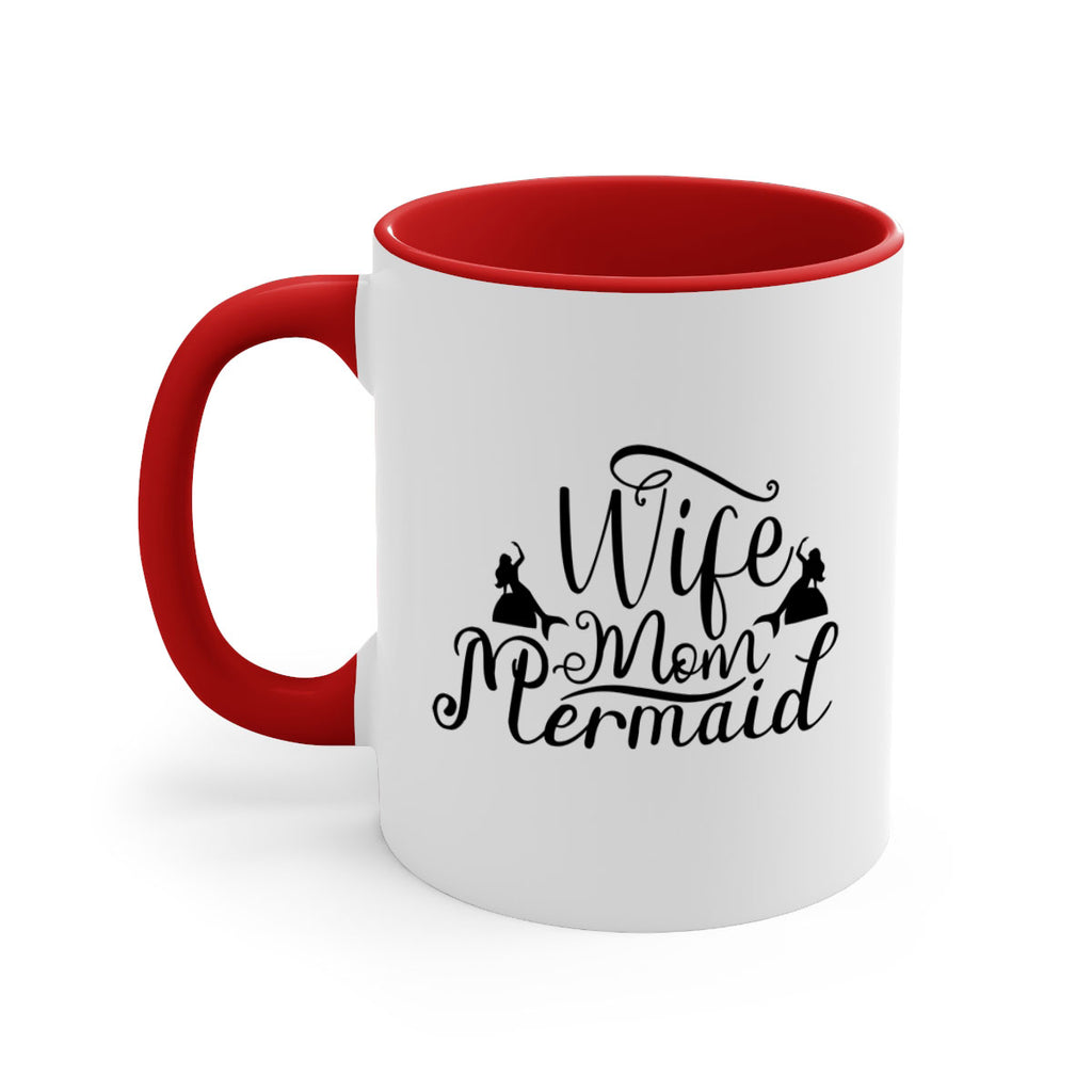 Wife Mom Mermaid 671#- mermaid-Mug / Coffee Cup