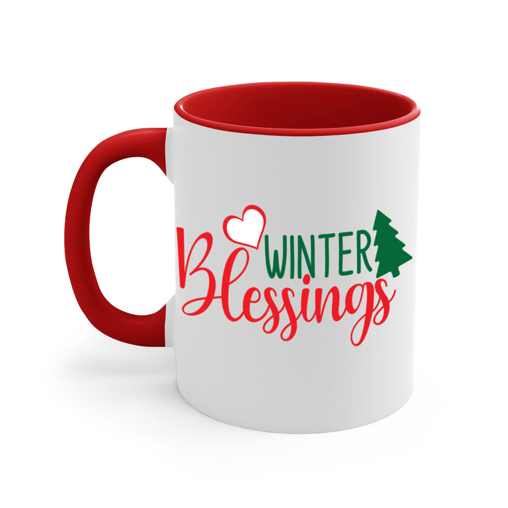 Winter Blessings 546#- winter-Mug / Coffee Cup