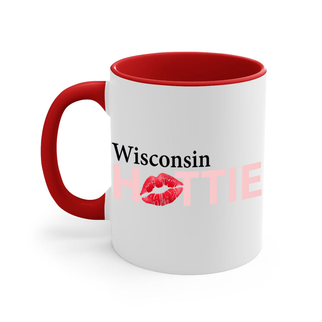 Wisconsin Hottie With Red Lips 49#- Hottie Collection-Mug / Coffee Cup