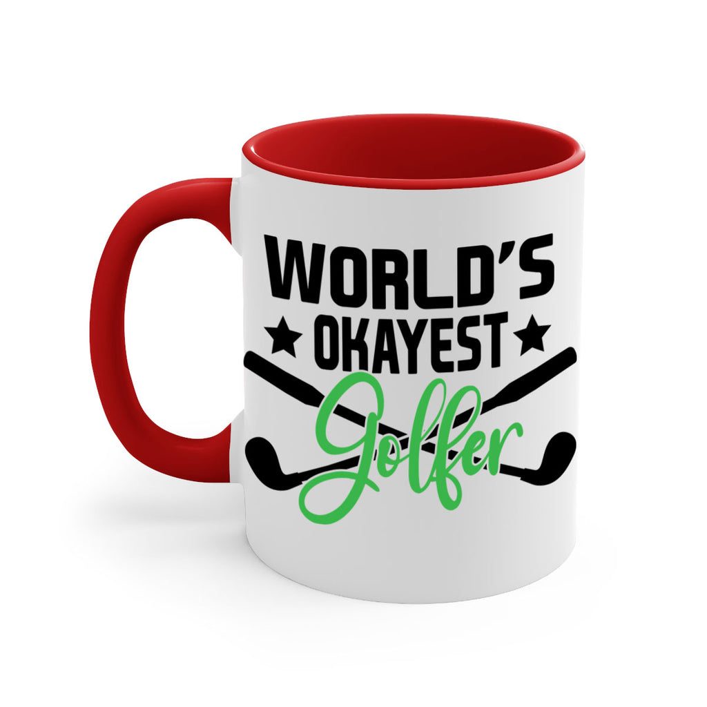 Worlds okayest golfer 27#- golf-Mug / Coffee Cup