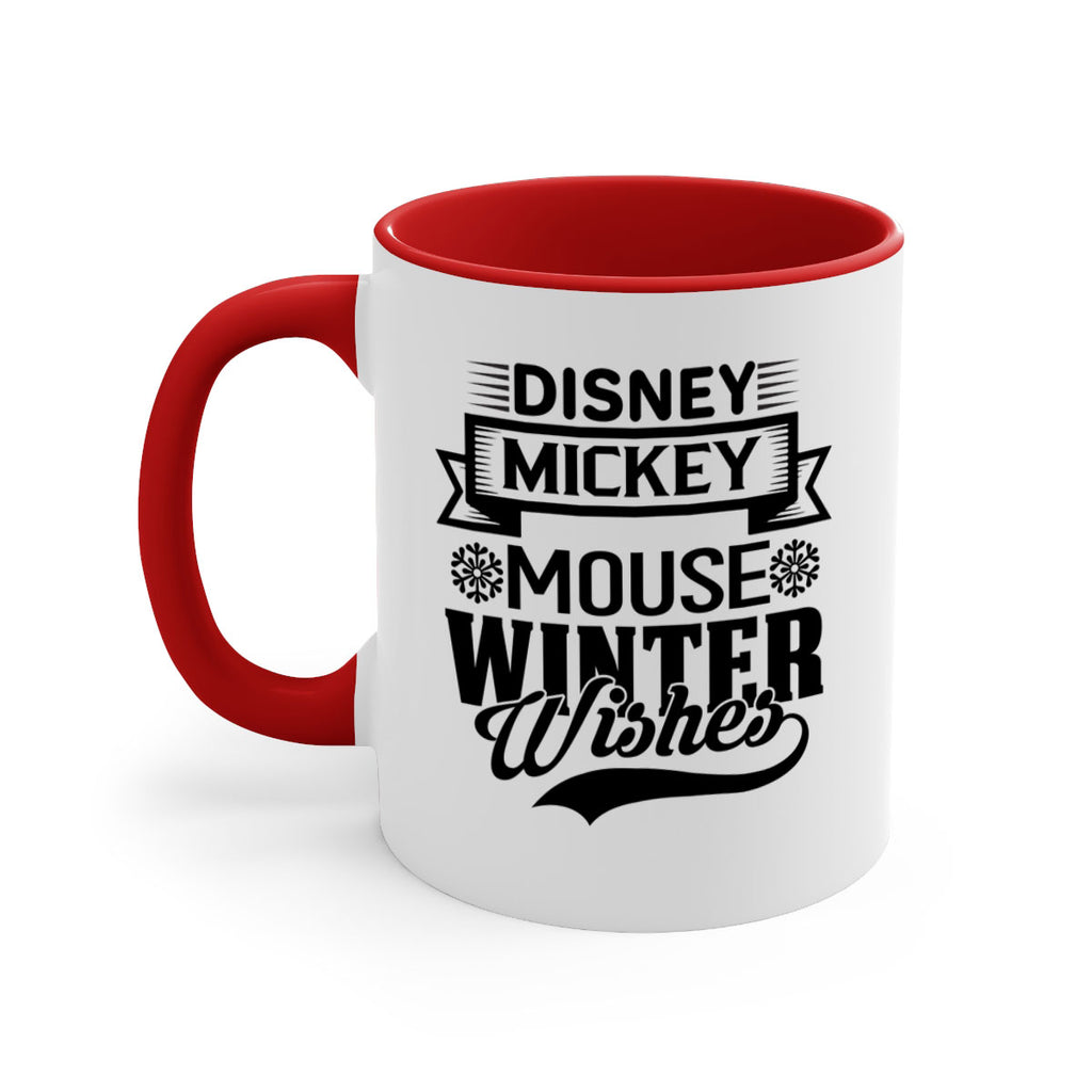 disney mickey mouse winter wishes 93#- winter-Mug / Coffee Cup
