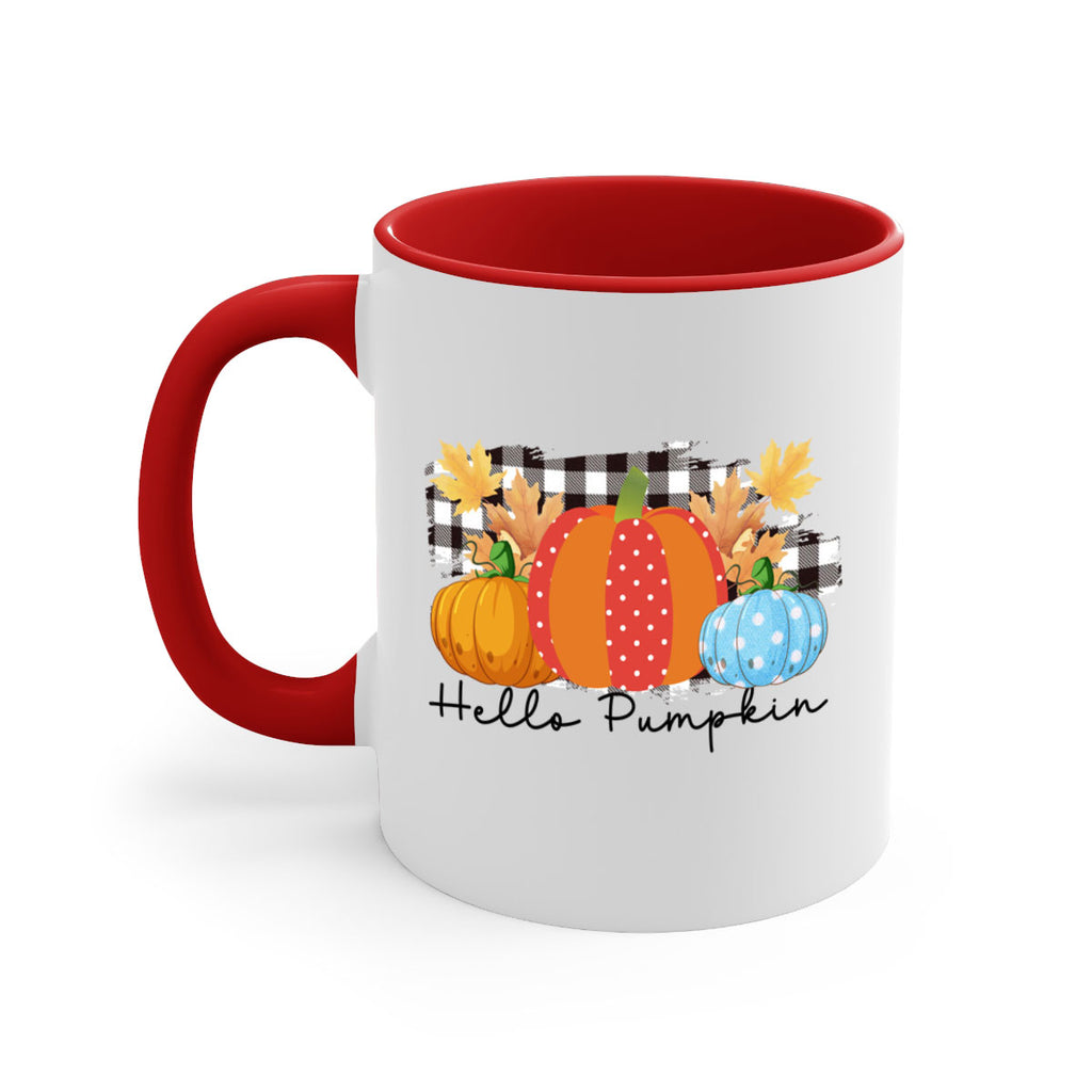 hello pumpkin 290#- fall-Mug / Coffee Cup