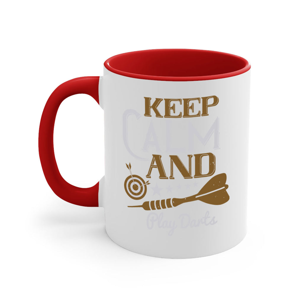 keep calm and play darts 1985#- darts-Mug / Coffee Cup