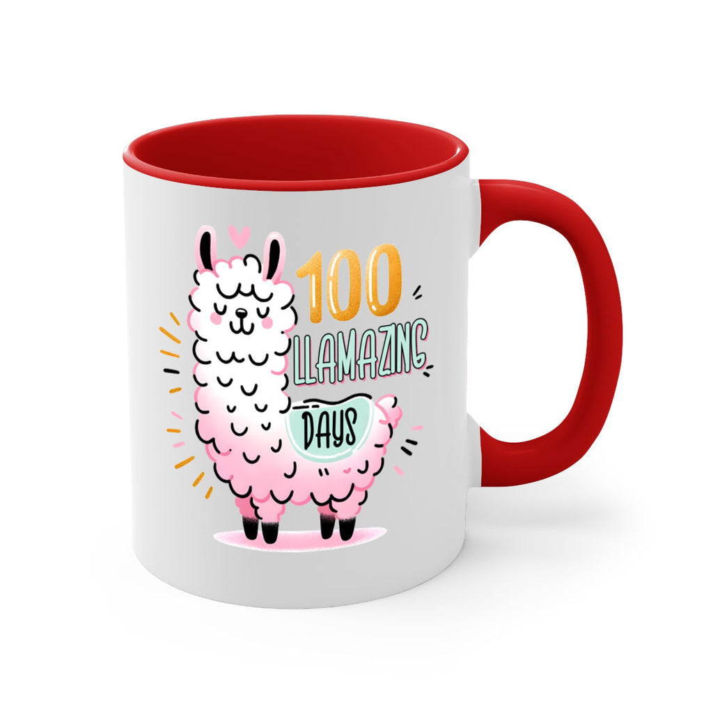 100th Day of School Llama 39#- 100 days-Mug / Coffee Cup