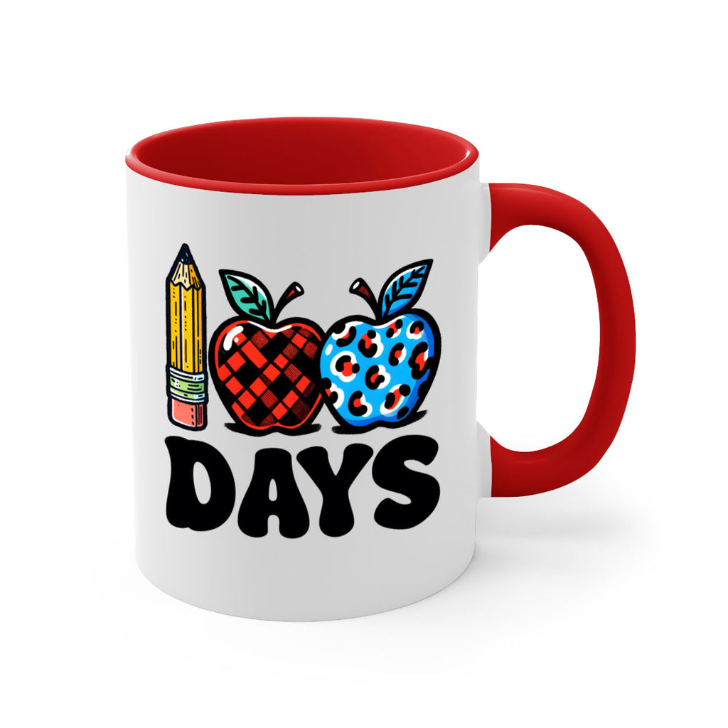 100th day of school Apple 38#- 100 days-Mug / Coffee Cup
