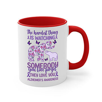 AlzheimerS Awareness Purple Elephant 16#- alzheimers-Mug / Coffee Cup