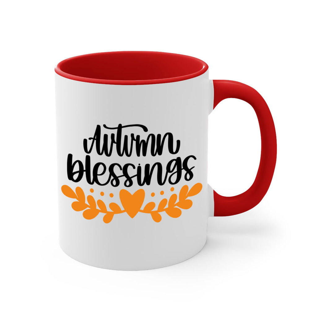 Autumn Blessings 472#- fall-Mug / Coffee Cup