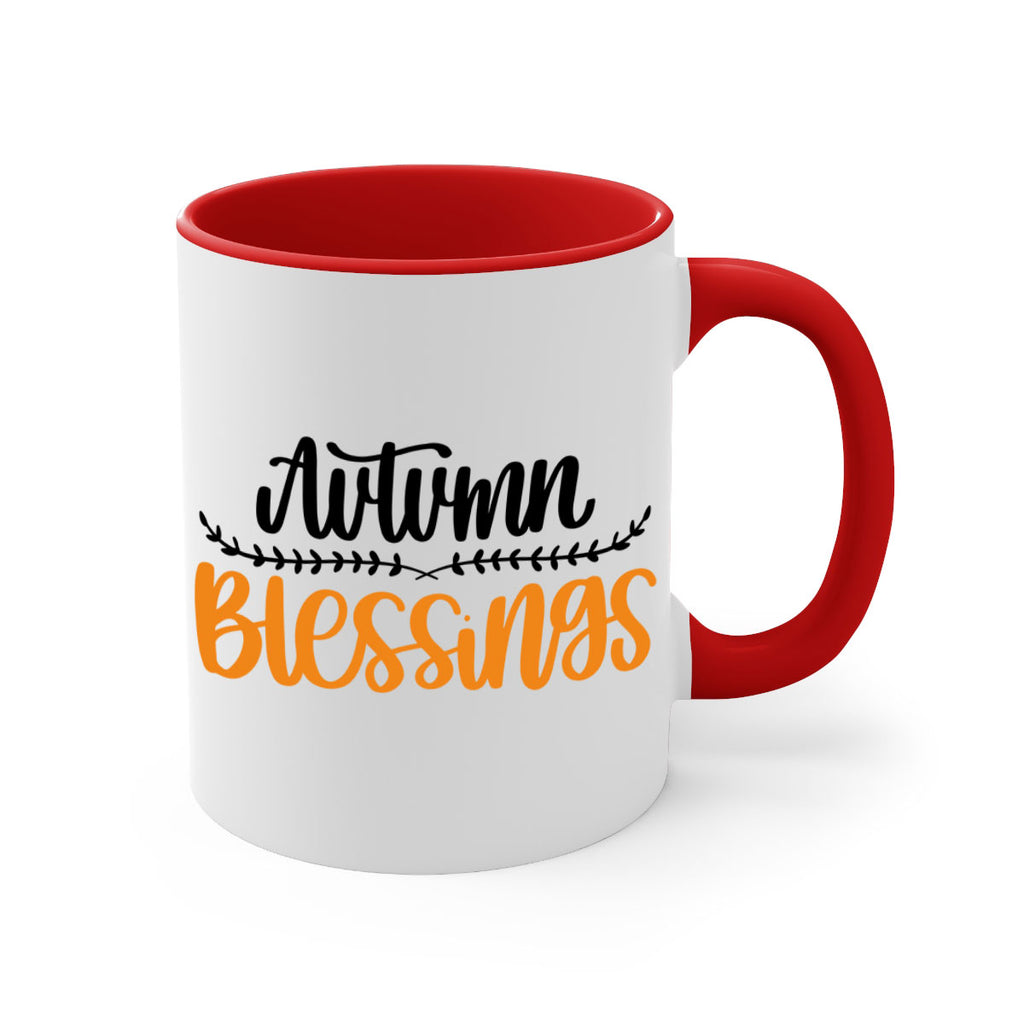 Autumn Blessings 473#- fall-Mug / Coffee Cup