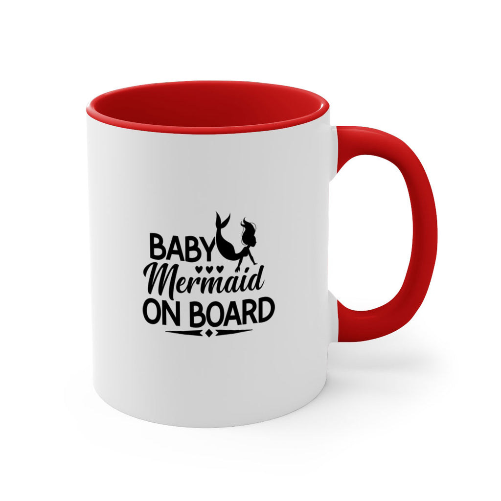 Baby Mermaid On Board 25#- mermaid-Mug / Coffee Cup