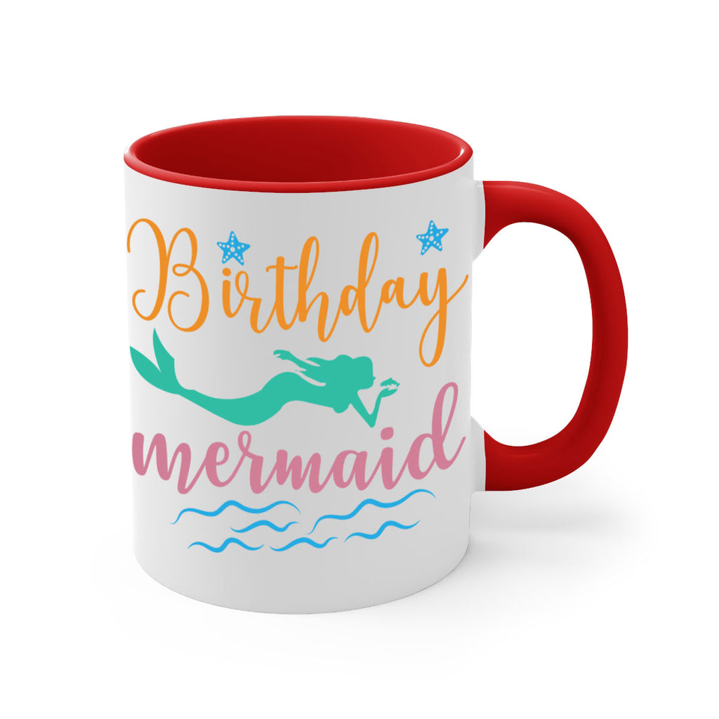 Birthday Mermaid Design 79#- mermaid-Mug / Coffee Cup