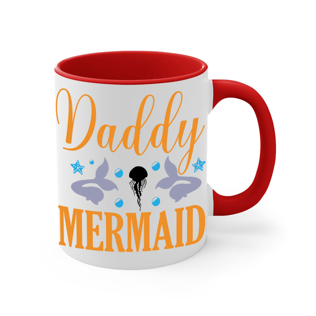 Daddy Mermaid Design 113#- mermaid-Mug / Coffee Cup
