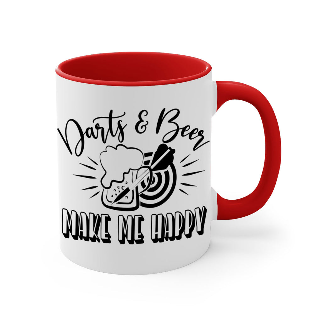 Darts Beer Make me happy 1343#- darts-Mug / Coffee Cup