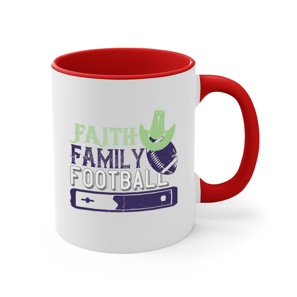 Faith family football 1258#- football-Mug / Coffee Cup