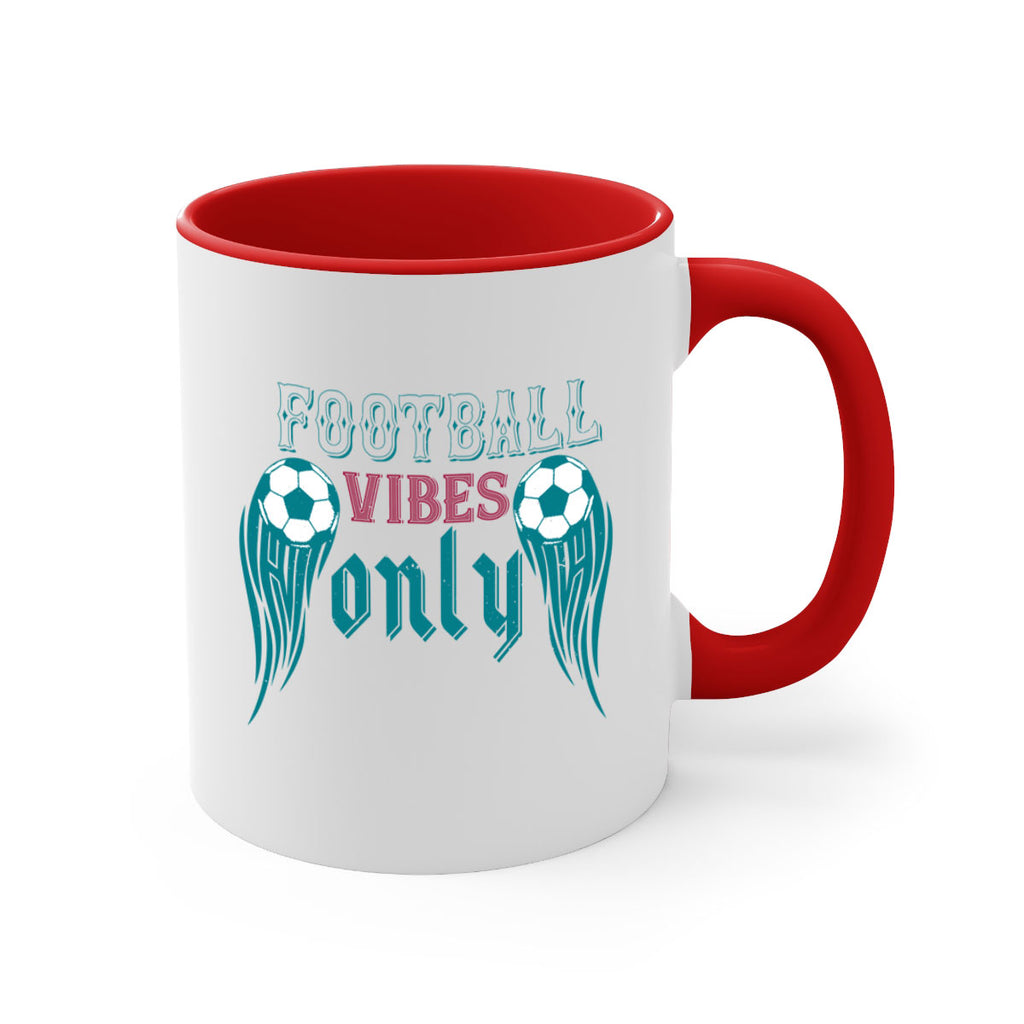 Football vibes only 1232#- football-Mug / Coffee Cup