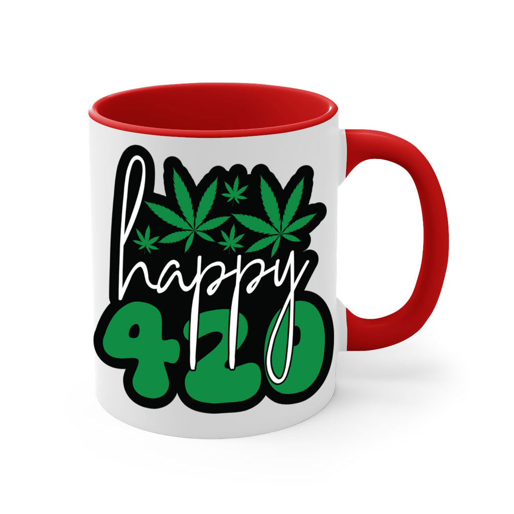 Happy 420 102#- marijuana-Mug / Coffee Cup