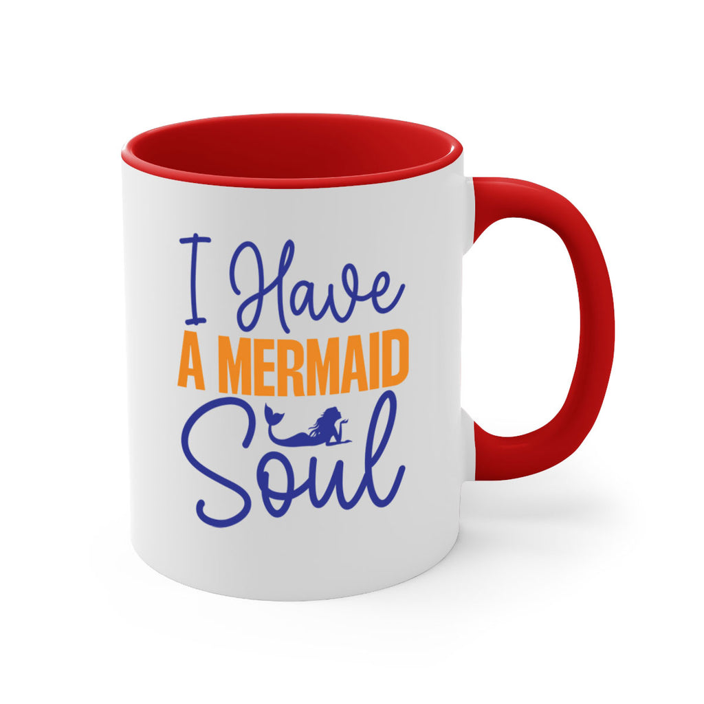 I Have a Mermaid Soul 205#- mermaid-Mug / Coffee Cup