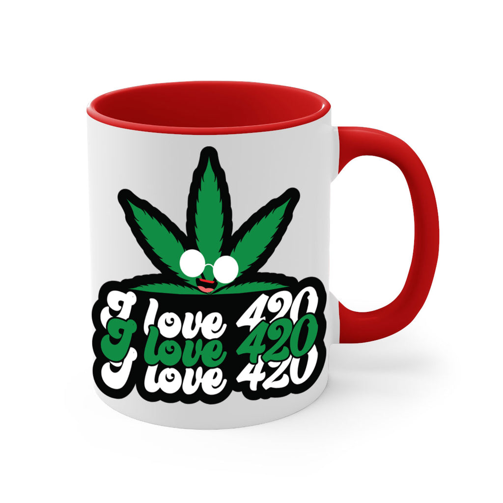 I love 420 123#- marijuana-Mug / Coffee Cup