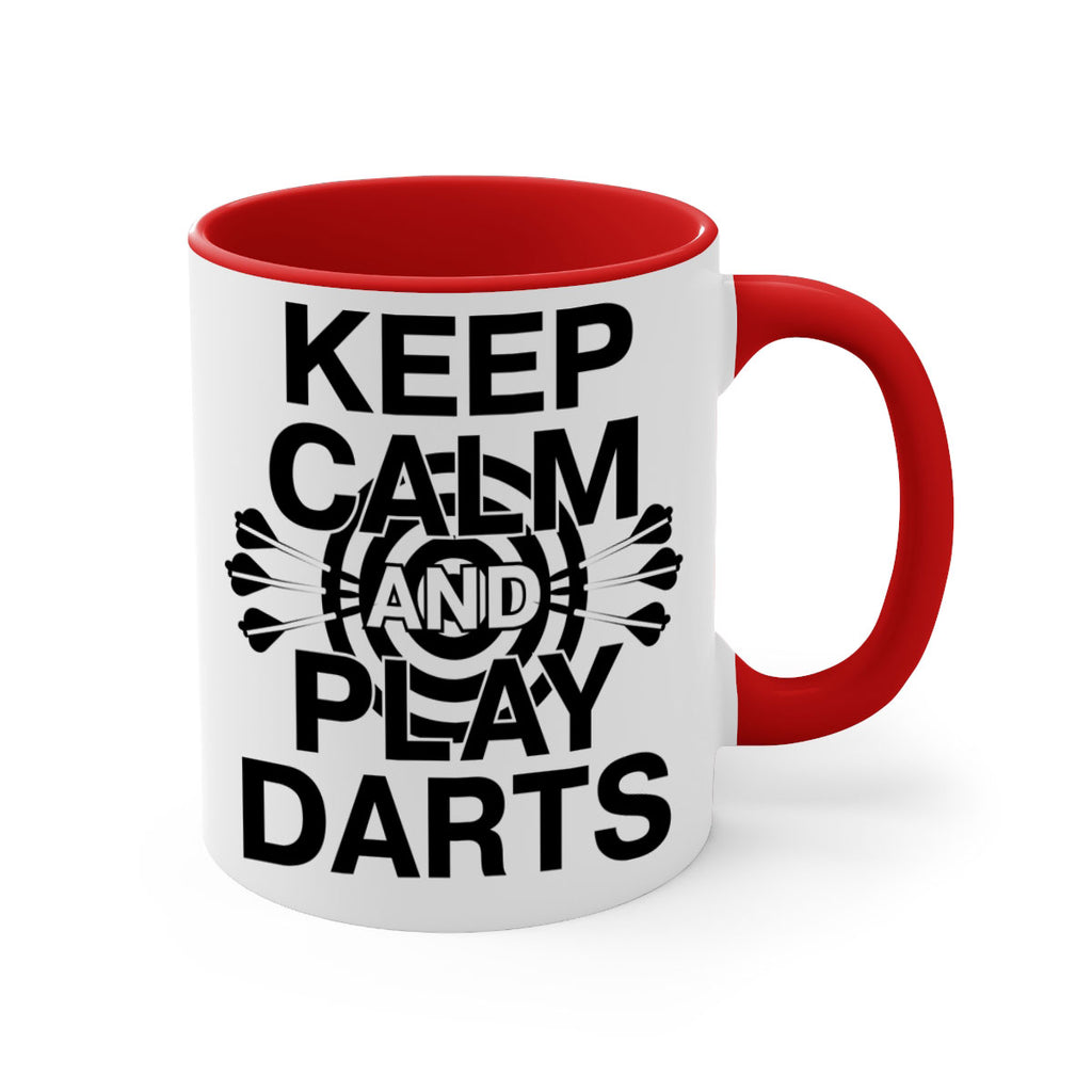 Keep calm And play Darts 961#- darts-Mug / Coffee Cup