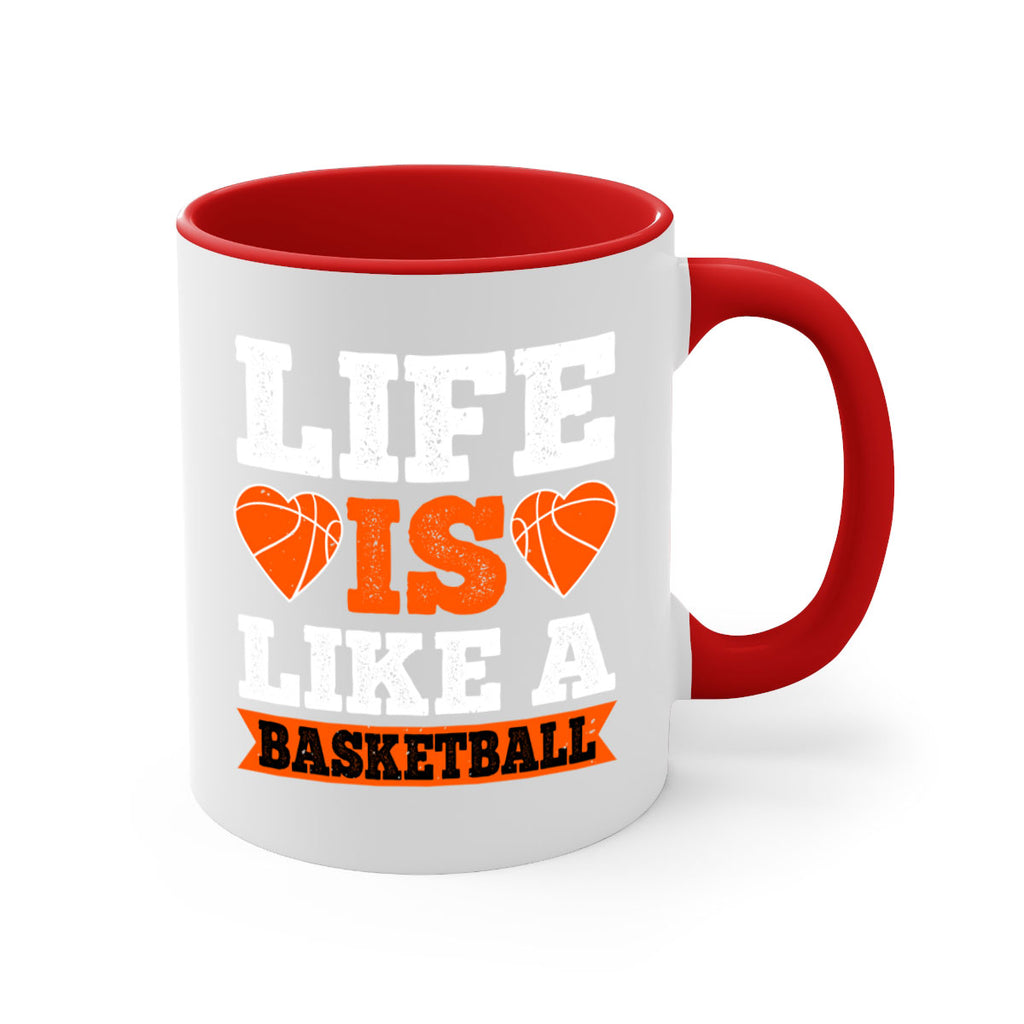 Life is like a basketball 2043#- basketball-Mug / Coffee Cup
