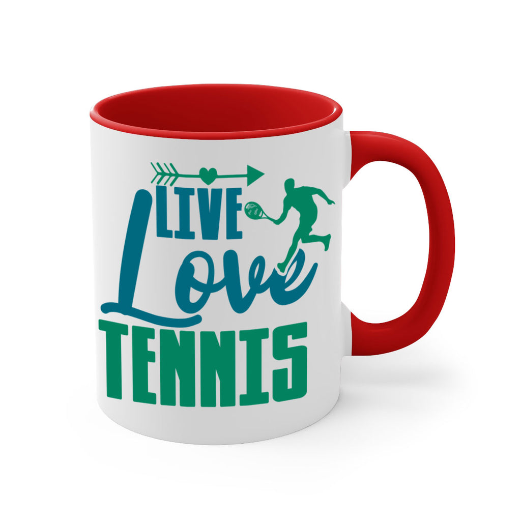 Live Love Tennis 828#- tennis-Mug / Coffee Cup