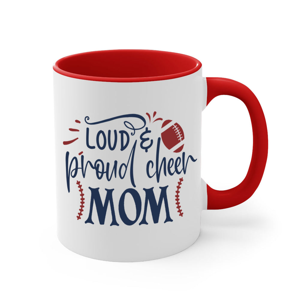 Loud proud cheer mom 1534#- football-Mug / Coffee Cup