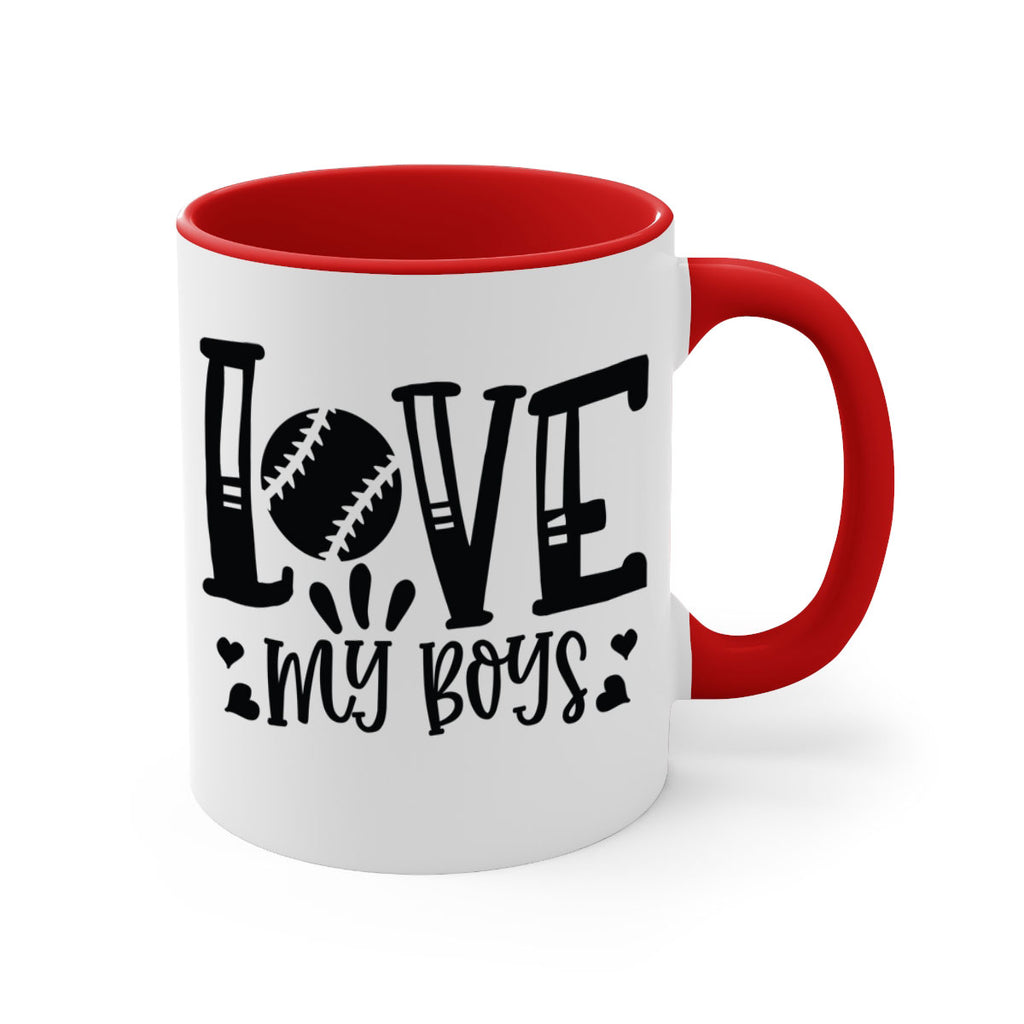 Love My Boys 2053#- baseball-Mug / Coffee Cup