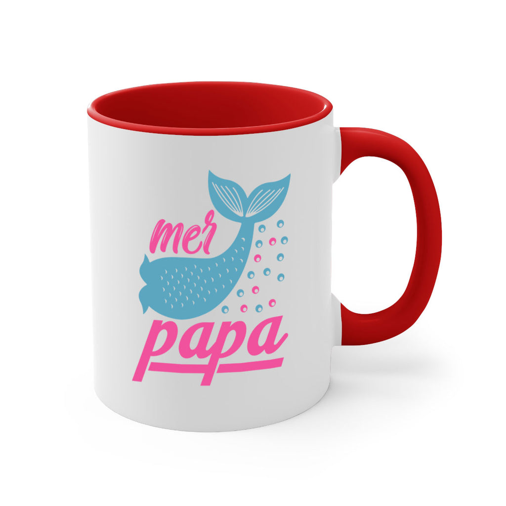 Mer Papa 344#- mermaid-Mug / Coffee Cup