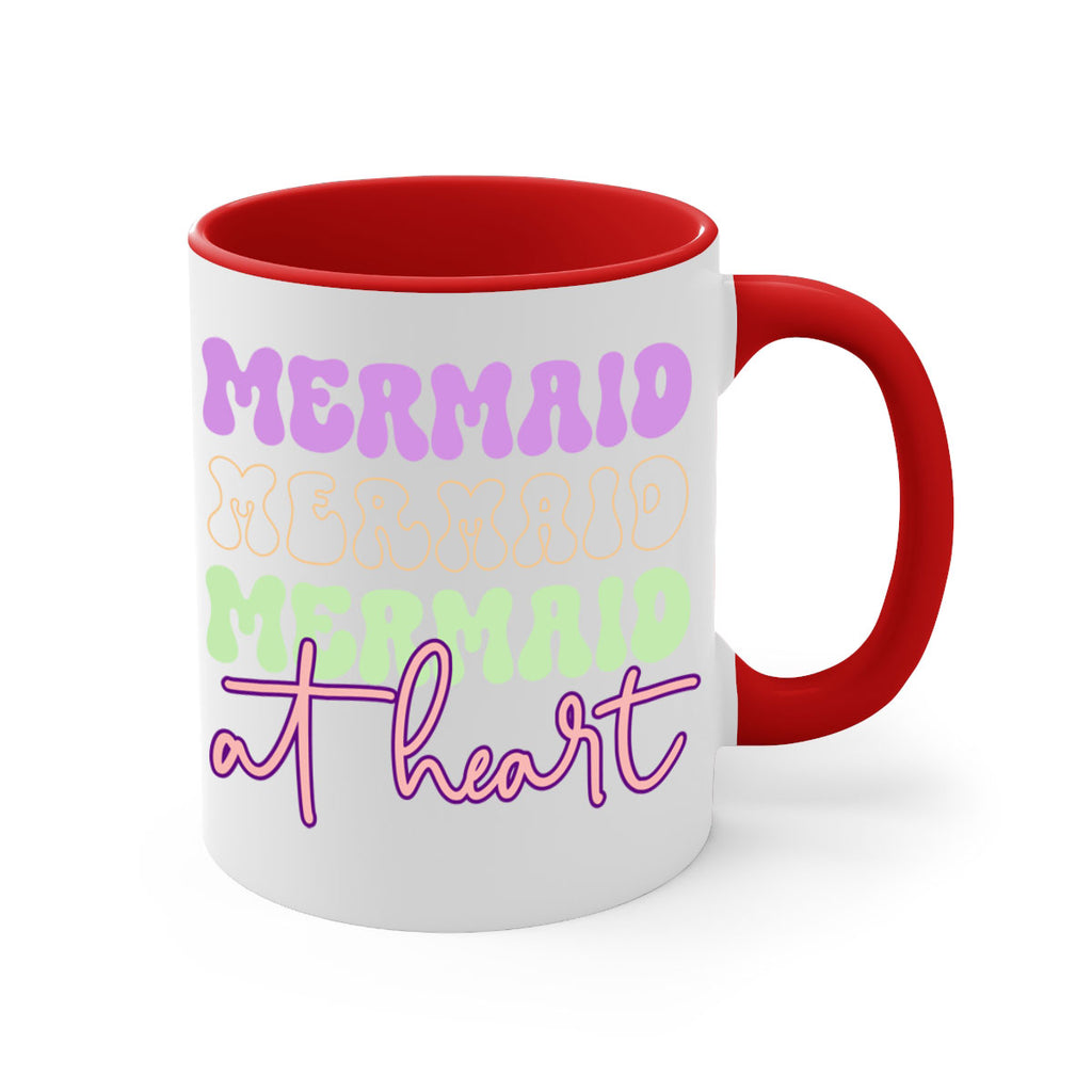 Mermaid At Heart 394#- mermaid-Mug / Coffee Cup
