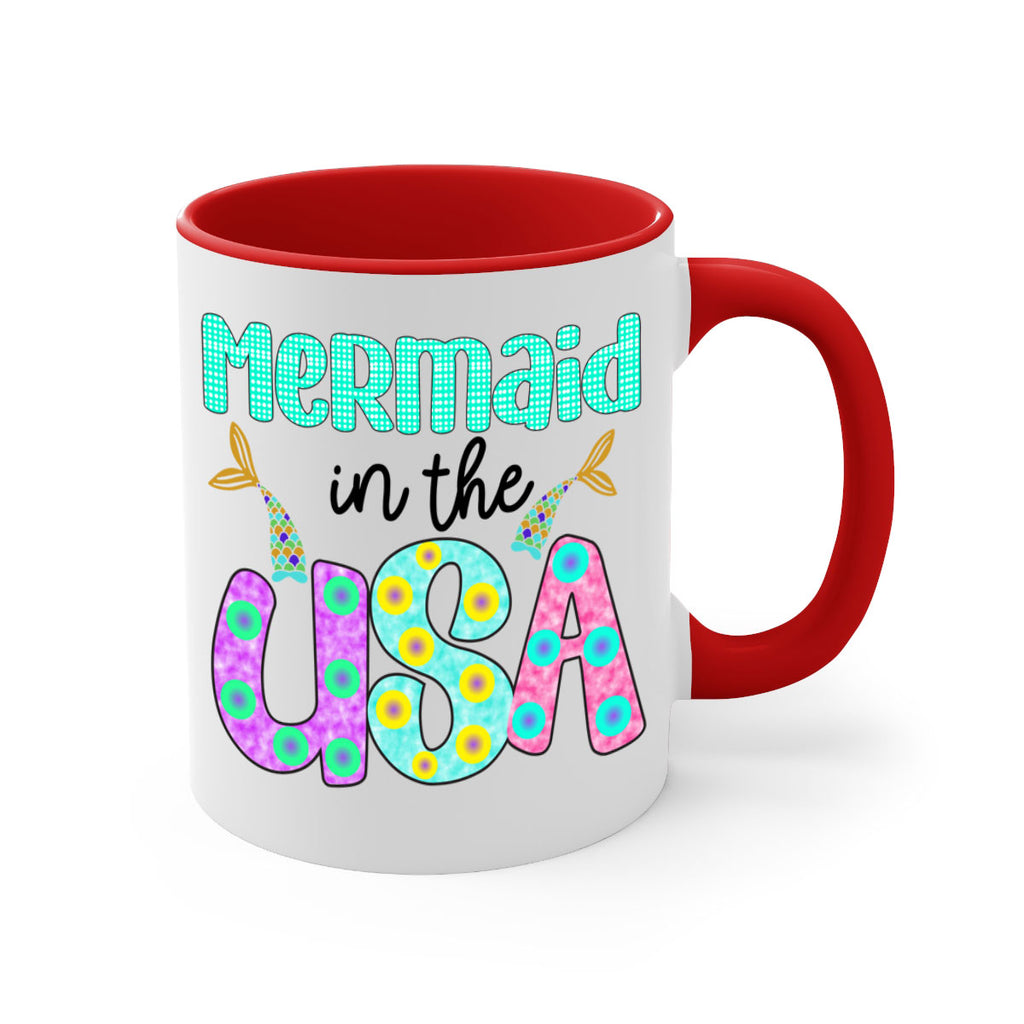 Mermaid In The Usa 421#- mermaid-Mug / Coffee Cup
