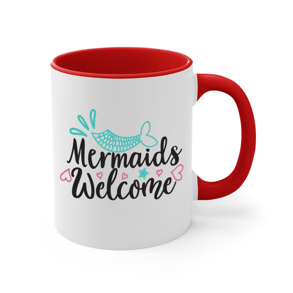 Mermaids Welcome 474#- mermaid-Mug / Coffee Cup