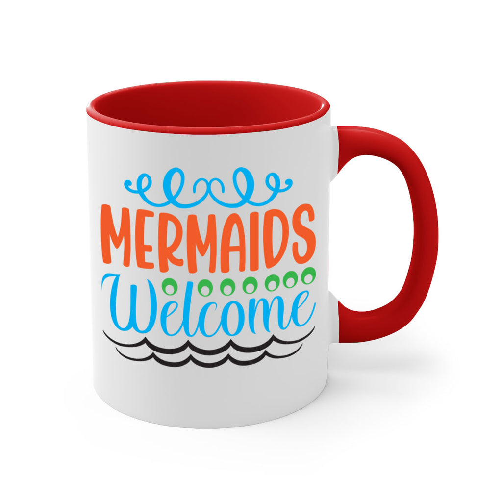 Mermaids Welcome 497#- mermaid-Mug / Coffee Cup