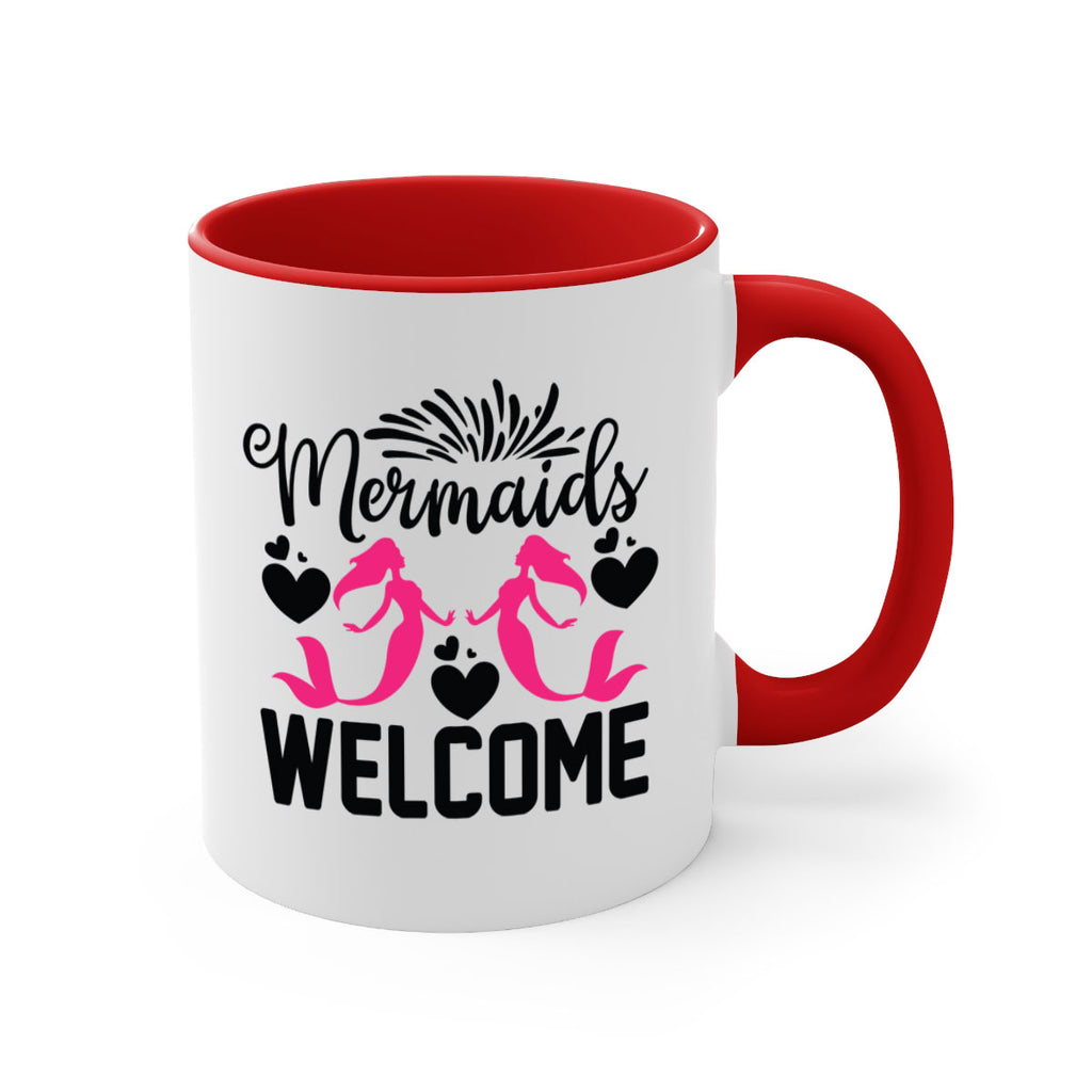 Mermaids Welcome 499#- mermaid-Mug / Coffee Cup