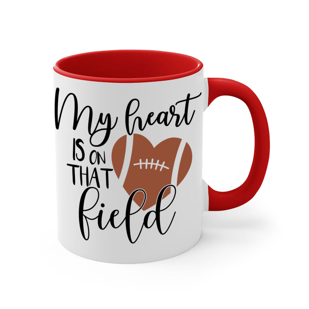 My heart is on that field 639#- football-Mug / Coffee Cup