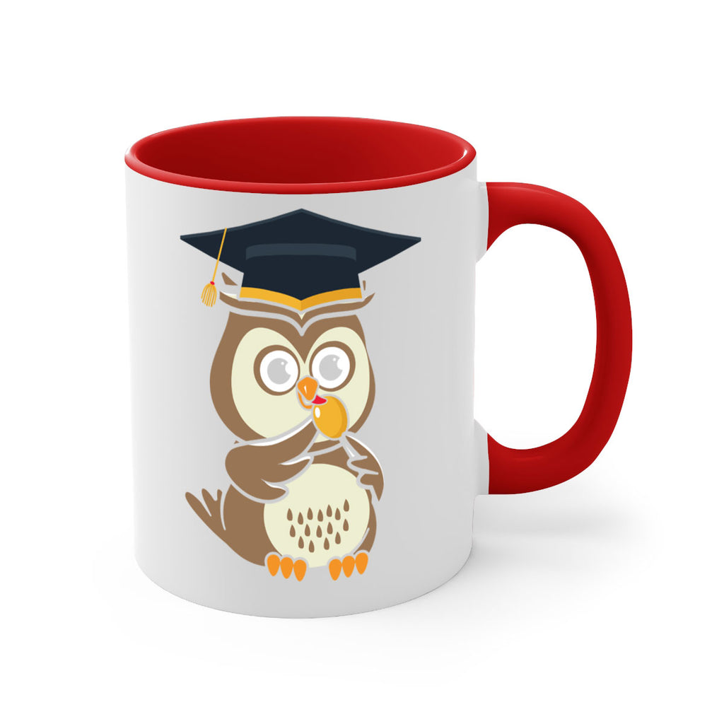 Profesor Owl Licks Candy A TurtleRabbit 17#- owl-Mug / Coffee Cup