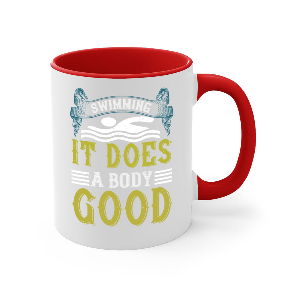 Swimming it does a body good 372#- swimming-Mug / Coffee Cup