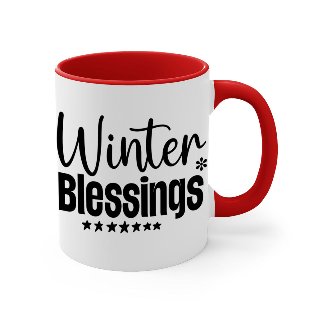 Winter Blessings497#- winter-Mug / Coffee Cup