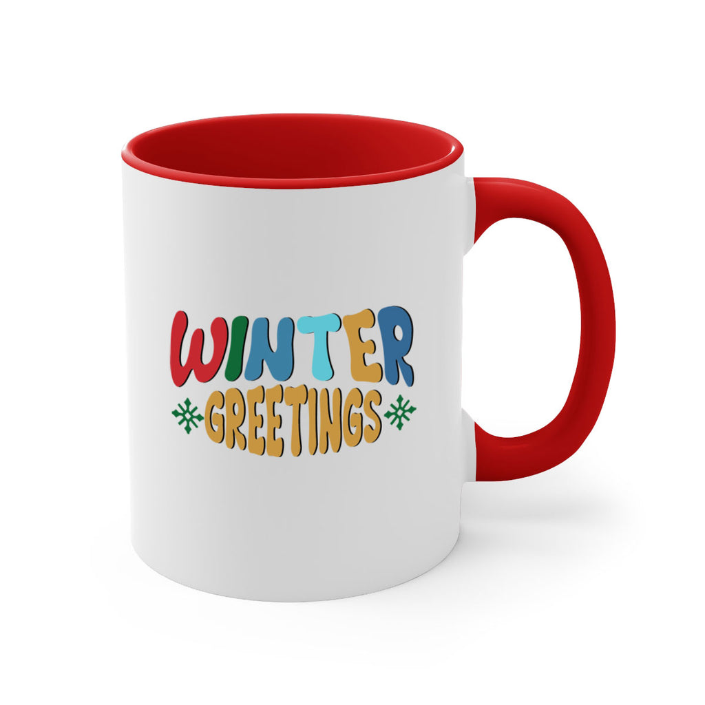 Winter Greetings 552#- winter-Mug / Coffee Cup