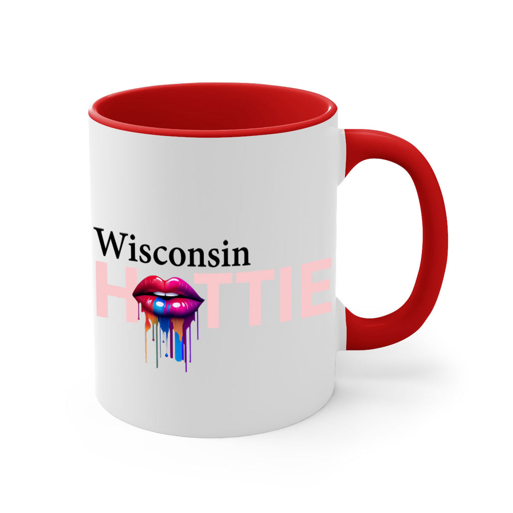 Wisconsin Hottie with dripping lips 49#- Hottie Collection-Mug / Coffee Cup