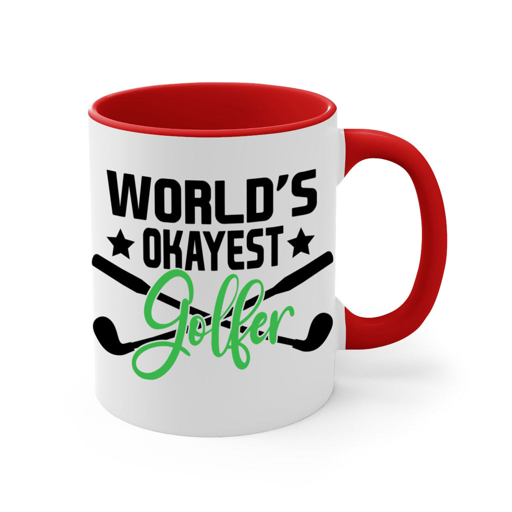 Worlds okayest golfer 27#- golf-Mug / Coffee Cup