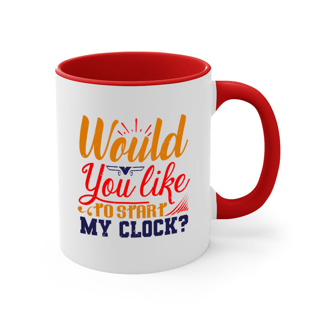 Would you like to start my clock 13#- chess-Mug / Coffee Cup