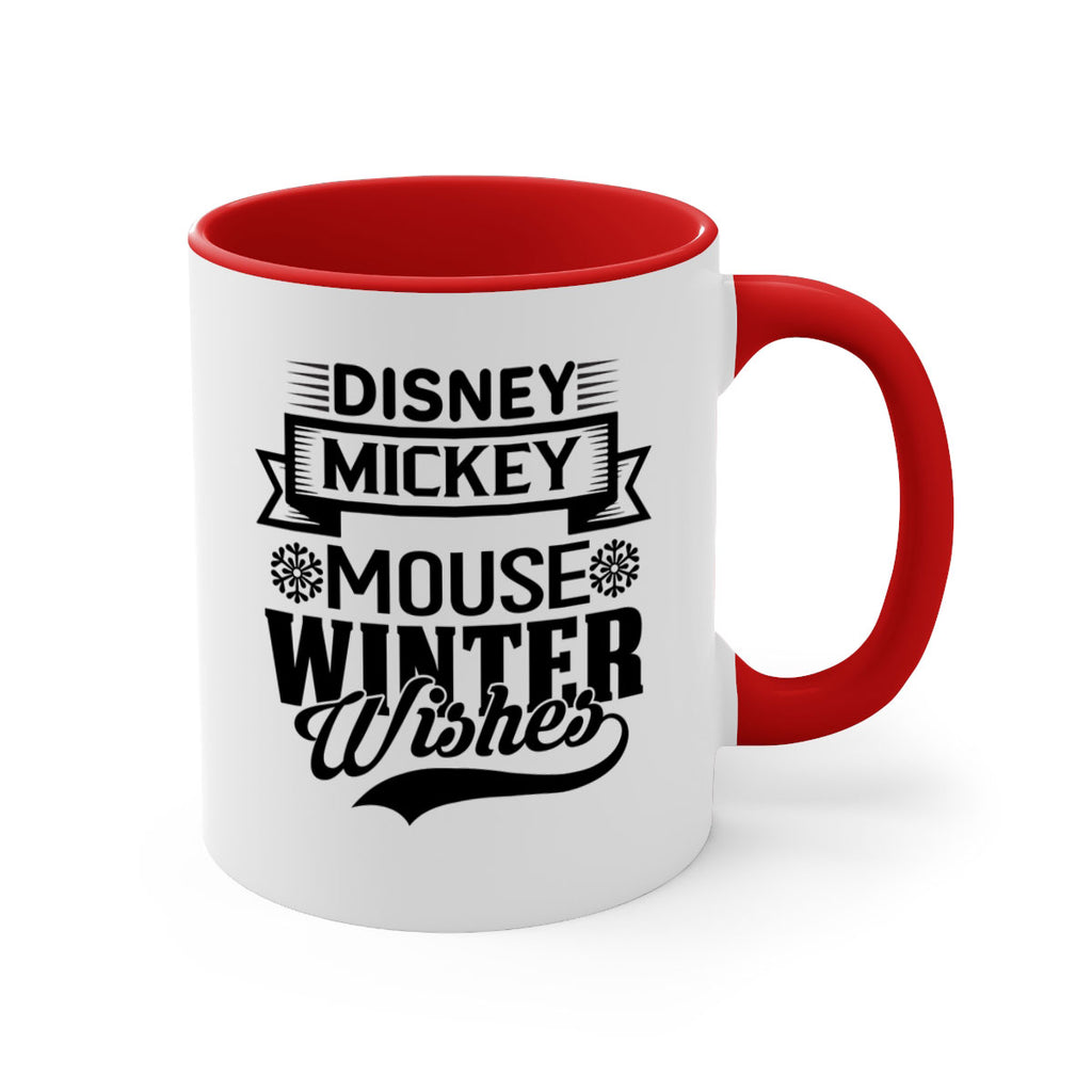 disney mickey mouse winter wishes 93#- winter-Mug / Coffee Cup